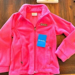 Columbia Pink Fleece Winter Jacket- XS (4/5)
